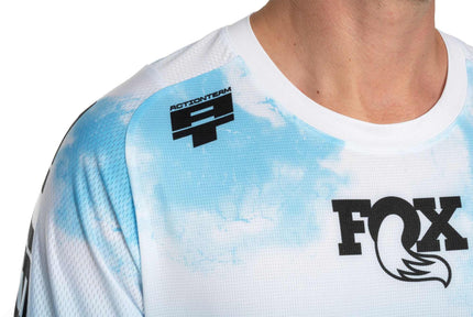 CUBE MTB JERSEY X ACTIONTEAM S/S TOPAS BLUE