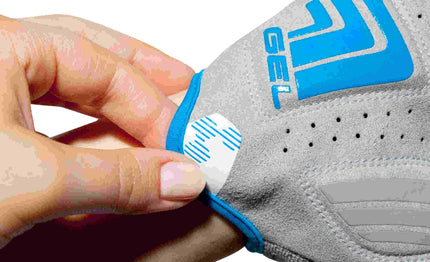 CUBE Natural Fit Wls Gloves Short Finger Wh/Gr/Blu