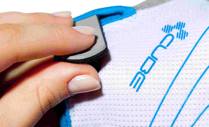 CUBE Natural Fit Wls Gloves Short Finger Wh/Gr/Blu