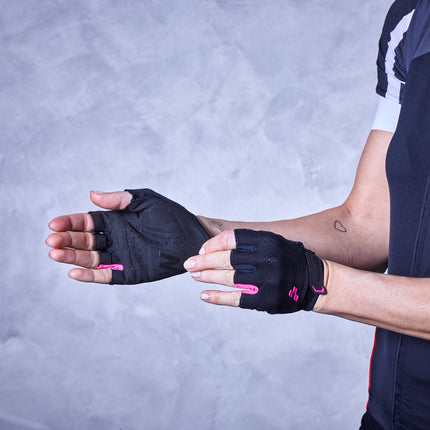 CUBE Nf WS Gloves Short Finger Black/Pink