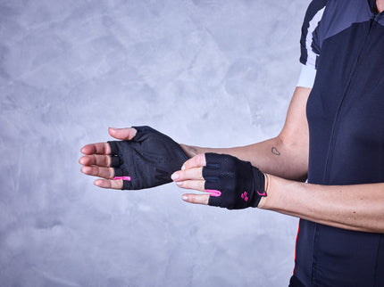 CUBE Nf WS Gloves Short Finger Black/Pink