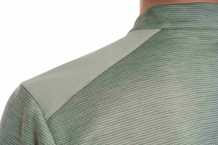 CUBE JERSEY HALF ZIP CMPT S/S GREEN