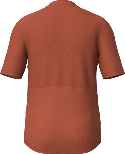 CUBE JERSEY HALF ZIP CMPT S/S RED