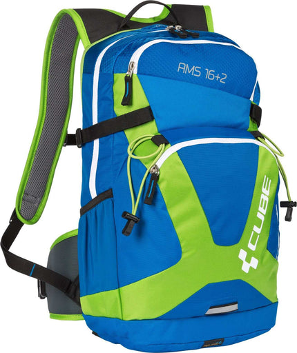 CUBE Backpack Ams 16+2 Blue/Green