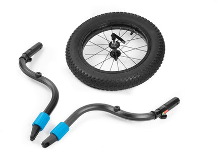 CUBE FAT WHEEL JOGGER KIT FOR KIDS TRAILER DOUBLE BLACK