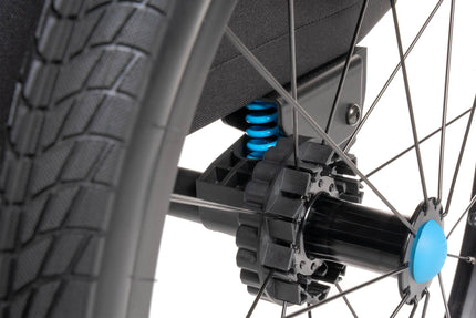 CUBE KIDS TRAILER DOUBLE PURE BLACK/GREY