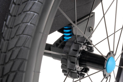 CUBE KIDS TRAILER DOUBLE PURE BLACK/GREY