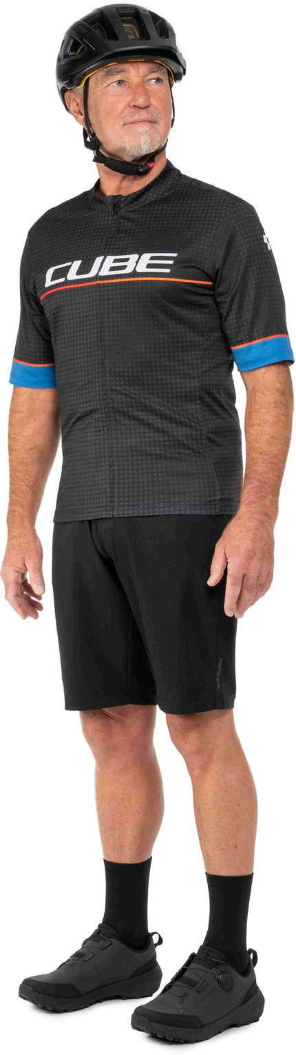 CUBE JERSEY CMPT TEAMLINE S/S BLACK