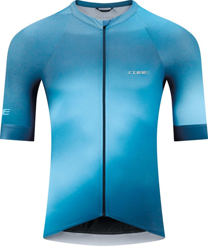 CUBE ROAD/XC JERSEY S/S PETROL