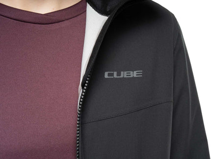 CUBE WS RAIN JACKET CMPT BLACK