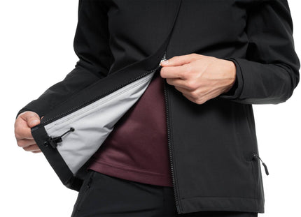CUBE WS RAIN JACKET CMPT BLACK