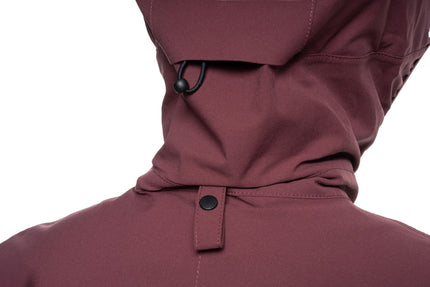 CUBE WS RAIN JACKET CMPT BORDEAUX