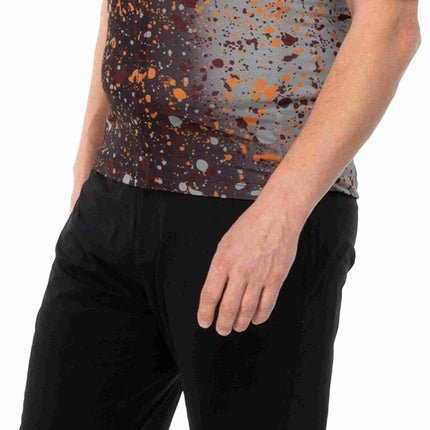 CUBE JERSEY CMPT SPRINKLE S/S BROWN