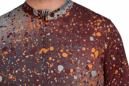 CUBE JERSEY CMPT SPRINKLE S/S BROWN