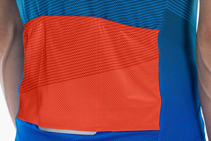 CUBE TEAMLINE JERSEY CMPT S/S BLUE/RED/GREY