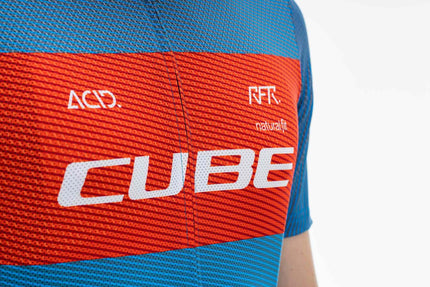 CUBE TEAMLINE JERSEY CMPT S/S BLUE/RED/GREY
