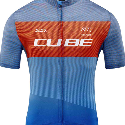 CUBE TEAMLINE JERSEY CMPT S/S BLUE/RED/GREY