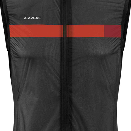 CUBE Teamline Wind Gilet Black