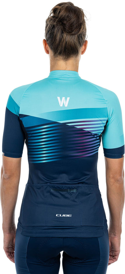 CUBE Teamline WS Jersey S/S Blue/Mint