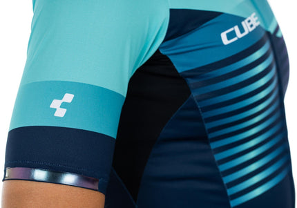 CUBE Teamline WS Jersey S/S Blue/Mint
