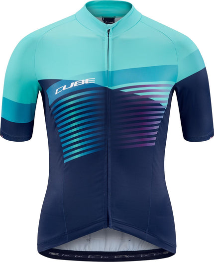 CUBE Teamline WS Jersey S/S Blue/Mint