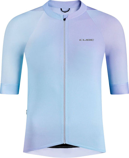 CUBE ROAD/XC WS JERSEY S/S BLUE/PURPLE