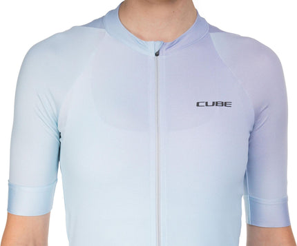 CUBE ROAD/XC WS JERSEY S/S BLUE/PURPLE
