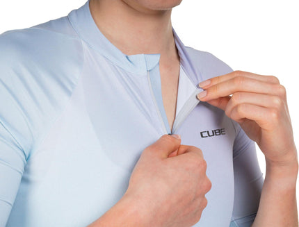 CUBE ROAD/XC WS JERSEY S/S BLUE/PURPLE