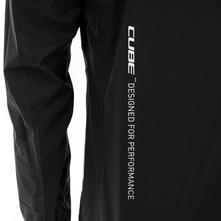 CUBE Blackline Rain Jacket Black