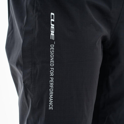 CUBE Blackline Rain Shorts Black