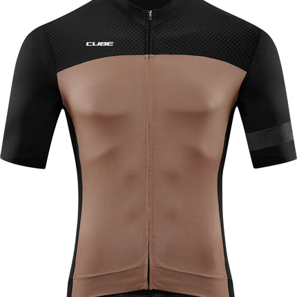 CUBE Blackline Jersey S/S Black/Brown