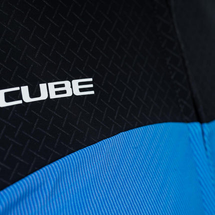 CUBE Blackline Jersey S/S Blue Pattern