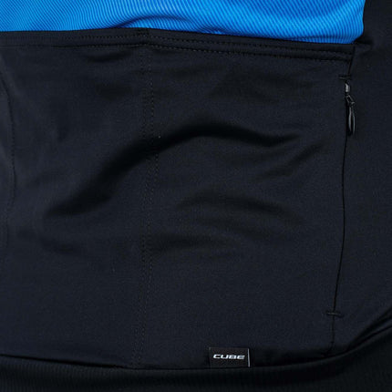 CUBE Blackline Jersey S/S Blue Pattern