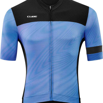 CUBE Blackline Jersey S/S Blue Pattern