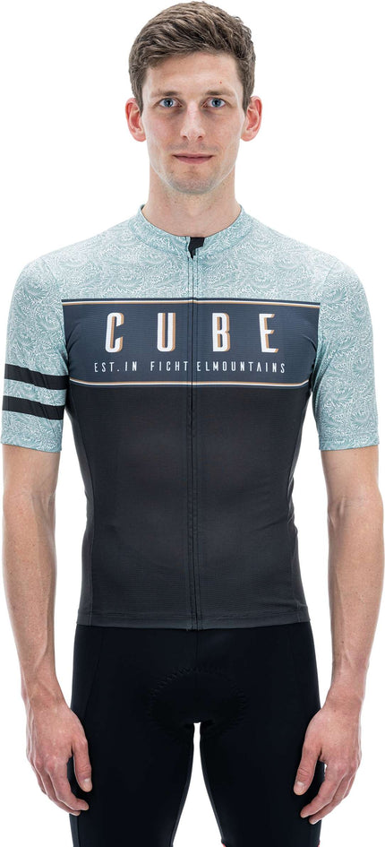 CUBE BLACKLINE JERSEY CMPT S/S GREY/BLUE