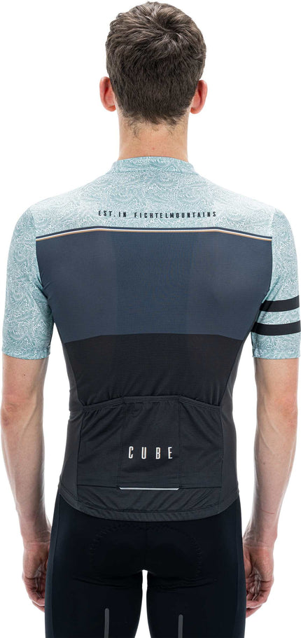CUBE BLACKLINE JERSEY CMPT S/S GREY/BLUE