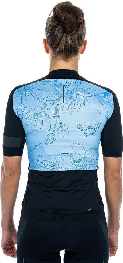 CUBE Blackline WS Jersey S/S Blue Pattern