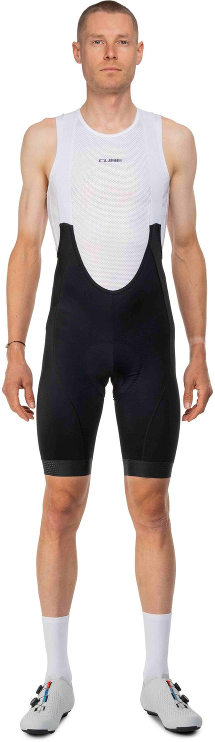 CUBE ROAD/XC BIB SHORT TEAMLINE BLACK