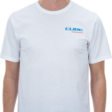 CUBE Organic T-Shirt Landscape White