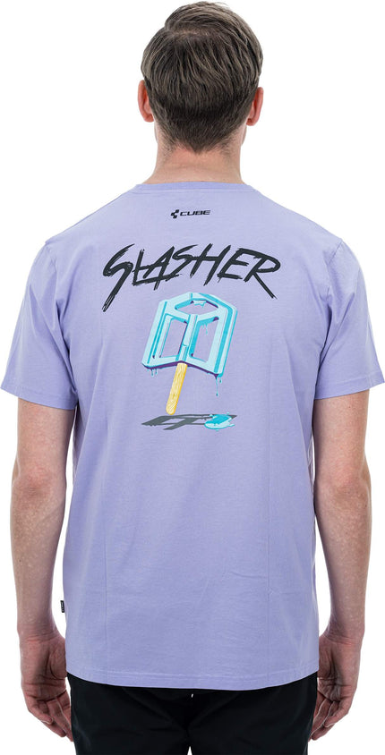 CUBE Organic T-Shirt Gty Fit Slasher Violet