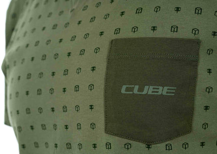 CUBE Organic WS T-Shirt Pedal Olive