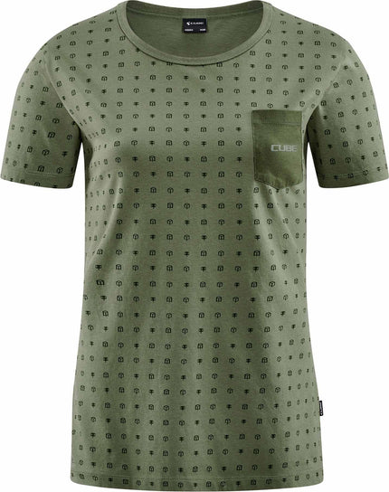 CUBE Organic WS T-Shirt Pedal Olive
