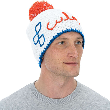 CUBE Beanie Bobble Origin White/Red/Blue