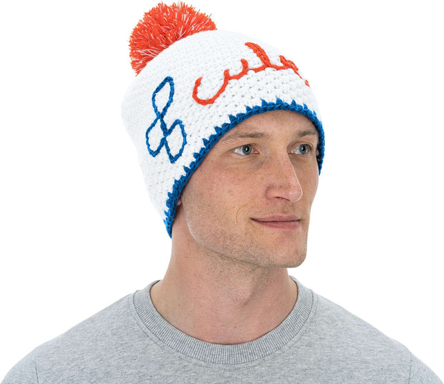 CUBE Beanie Bobble Origin White/Red/Blue