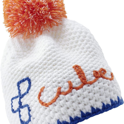 CUBE Beanie Bobble Origin White/Red/Blue