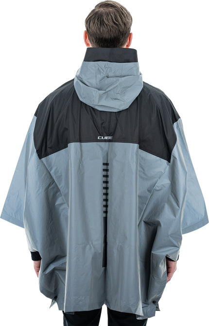 CUBE Atx Utility Poncho Safety Silver/Grey