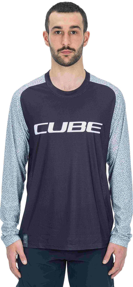CUBE VERTEX ROUND NECK JERSEY LS XS