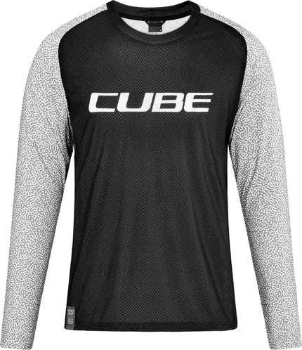 CUBE VERTEX ROUND NECK JERSEY LS XS