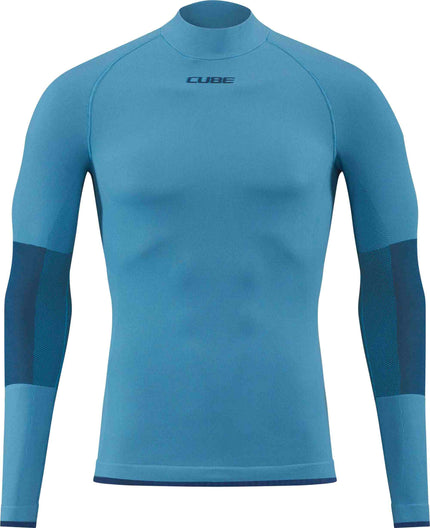 CUBE BASELAYER RACE BE WARM L/S BLUE