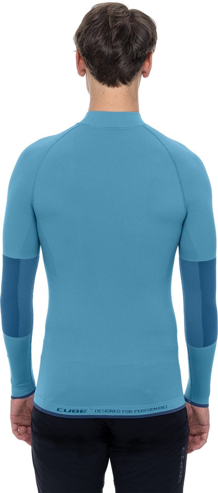 CUBE BASELAYER RACE BE WARM L/S BLUE